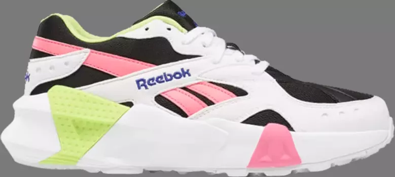 Кроссовки aztrek double 'white black pink' Reebok, розовый