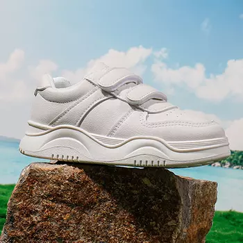 Кроссовки Babaya Kids Skateboarding Shoes Kids, белый/черный