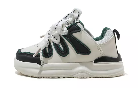 Кроссовки Babaya Kids Skateboarding Shoes Kids Low-top, белый/синий