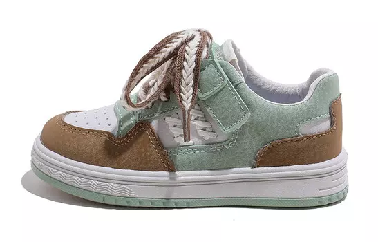 Кроссовки Babaya Kids Skateboarding Shoes Kids Low-top, бежевый/черный