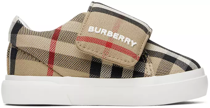 Кроссовки Baby Beige Check Archive бежевый EU Burberry