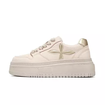 Кроссовки Baijiasi Skateboarding Shoes Women's Low-top, белый