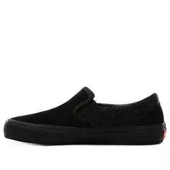 Кроссовки baker slip-on pro 'black red white' Vans, черный