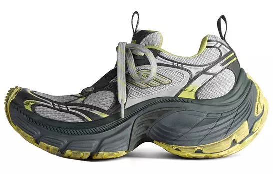 Кроссовки Balenciaga 10XL, серо-желтый