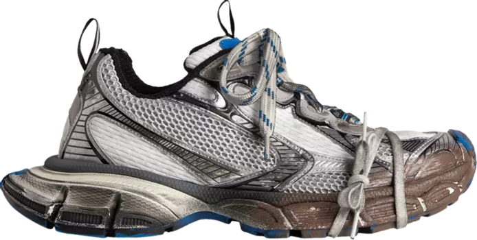 Кроссовки Balenciaga 3XL Sneaker 'Worn-Out - Dark Grey Blue', серый