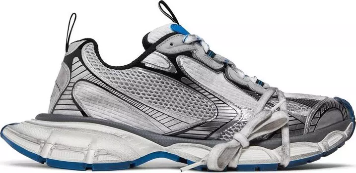 Кроссовки Balenciaga 3XL Sneaker 'Worn-Out - Grey Blue', серый