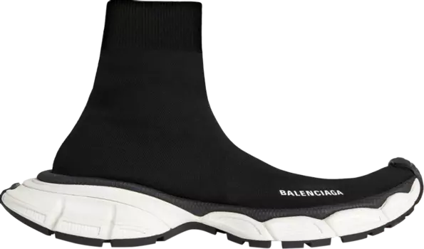 Кроссовки Balenciaga 3XL Sock Sneaker 'Black White', черный