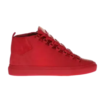 Кроссовки Balenciaga Arena High 'Red Suede', красный
