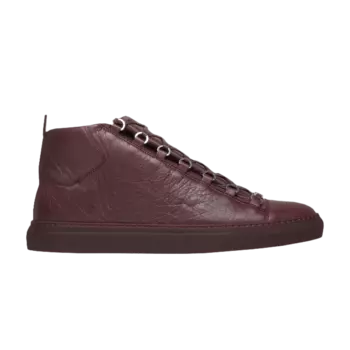 Кроссовки Balenciaga Arena High 'Rouge Bordeaux', красный