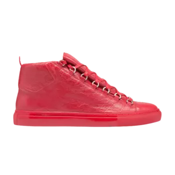 Кроссовки Balenciaga Arena High 'Shiny Red', красный