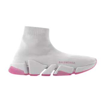 Кроссовки Balenciaga Balenciaga Wmns Speed 2.0 Sneaker 'White Pink', белый