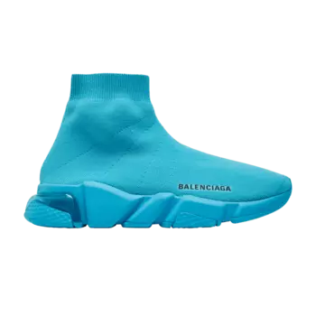Кроссовки Balenciaga Balenciaga Wmns Speed Sneaker 'Clear Sole - Light Blue', синий
