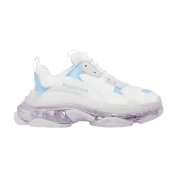 Кроссовки Balenciaga Balenciaga Wmns Triple S 'Clear Sole - Light Blue Purple', белый
