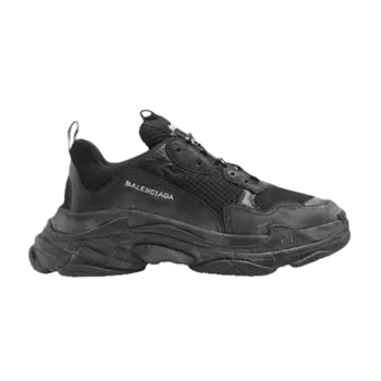 Кроссовки Balenciaga Balenciaga Wmns Triple S 'Distressed Black', черный
