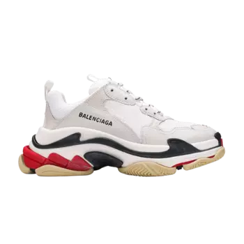 Кроссовки Balenciaga Balenciaga Wmns Triple S Sneaker 'White Black Red' 2019, белый