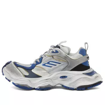 Кроссовки Balenciaga Cargo Oversized Sneaker, цвет Grey & White & Blue
