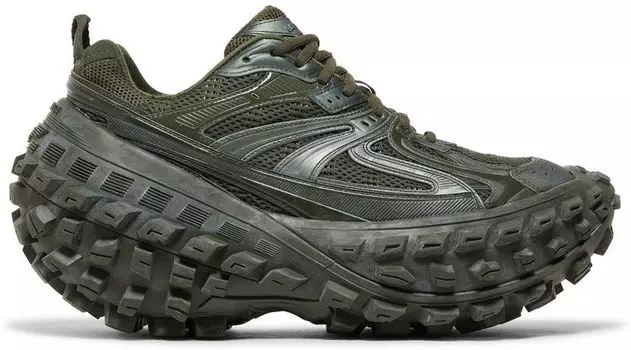 Кроссовки Balenciaga Defender Sneaker 'Dark Green', зеленый