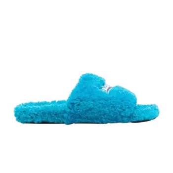 Кроссовки Balenciaga Furry Slides, синий