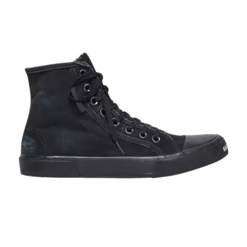 Кроссовки Balenciaga Paris High 'Destroyed - Triple Black', черный