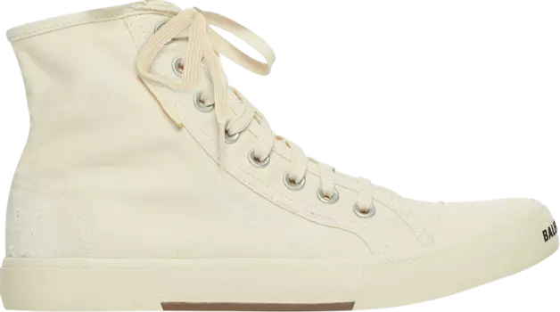 Кроссовки Balenciaga Paris High Destroyed - White, белый