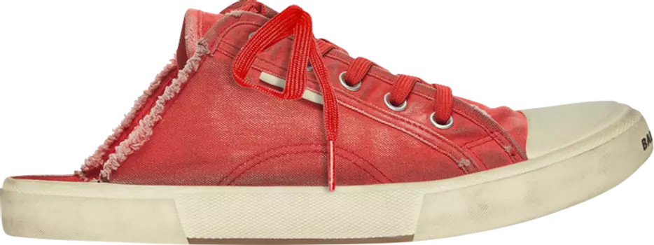 Кроссовки Balenciaga Paris Sneaker Mule Destroyed - Red, красный