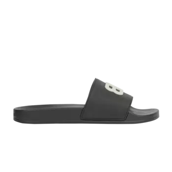 Кроссовки Balenciaga Pool Slides 'Black Glow', черный