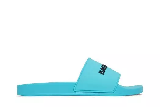 Кроссовки Balenciaga Pool Slides 'Bright Blue', синий