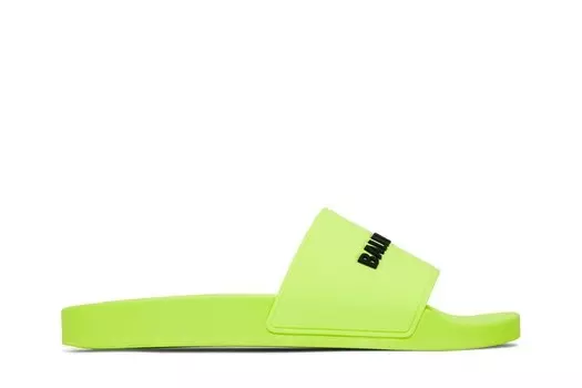 Кроссовки Balenciaga Pool Slides Fluo Yellow, желтый