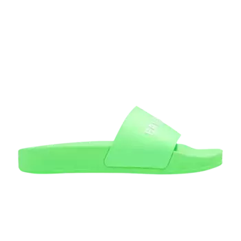 Кроссовки Balenciaga Pool Slides Kids Neon Green, зеленый