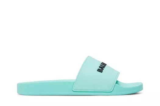 Кроссовки Balenciaga Pool Slides Mint, зеленый