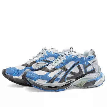 Кроссовки Balenciaga Runner, цвет Blue, White & Grey