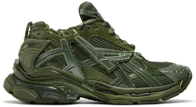 Кроссовки Balenciaga Runner Sneaker 'Dark Green', зеленый