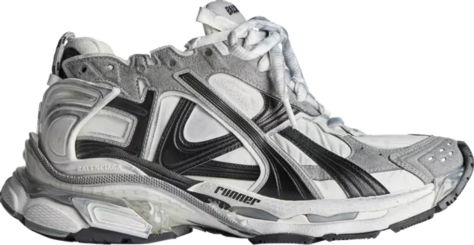 Кроссовки Balenciaga Runner Sneaker 'Grey White Black', серый