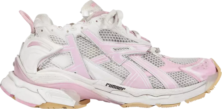 Кроссовки Balenciaga Runner Sneaker Pink, розовый
