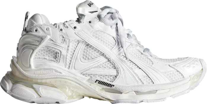 Кроссовки Balenciaga Runner Sneaker 'White' 2023, белый