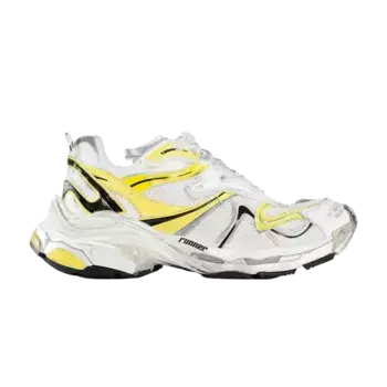 Кроссовки Balenciaga Runner Sneaker Worn-Out - White Yellow, белый
