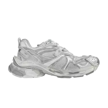 Кроссовки Balenciaga Runner Sneaker 'Worn-Out - White Silver', серый