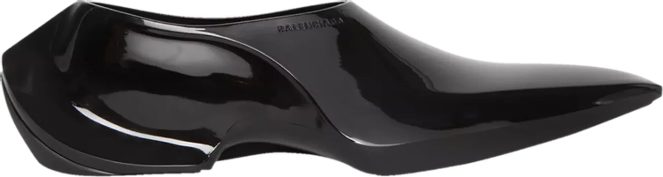 Туфли Balenciaga Space Shiny Black, черный