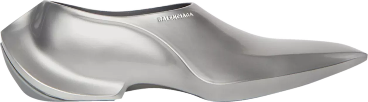 Кроссовки Balenciaga Space Shoe Silver, серебряный
