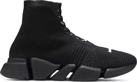 Кроссовки Balenciaga Speed 2.0 Lace-Up Sneaker Black, черный