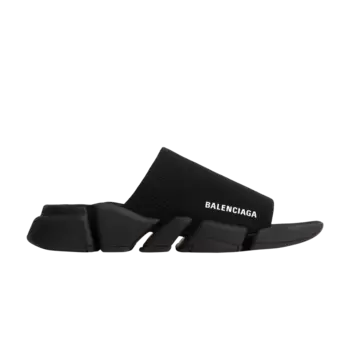 Кроссовки Balenciaga Speed 2.0 Slide Sandal, черный