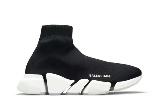 Кроссовки Balenciaga Speed 2.0 Sneaker 'Black White', черный