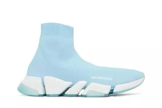 Кроссовки Balenciaga Speed 2.0 Sneaker 'Light Blue', синий