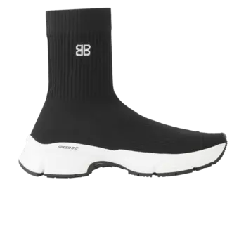 Кроссовки Balenciaga Speed 3.0 Sneaker 'Black White', черный
