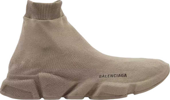 Кроссовки Balenciaga Speed Full Knit 'Taupe', загар
