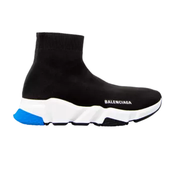 Кроссовки Balenciaga Speed Knit Trainer 'Black Blue', черный