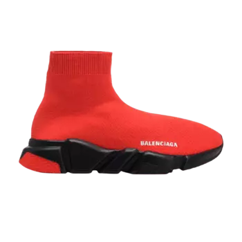 Кроссовки Balenciaga Speed Knit Trainer 'Red Black', красный