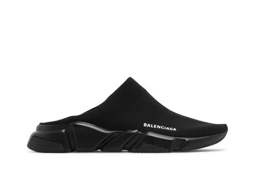 Кроссовки Balenciaga Speed Mule 'Black', черный