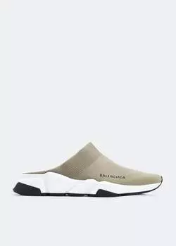 Кроссовки BALENCIAGA Speed mule sneakers, бежевый