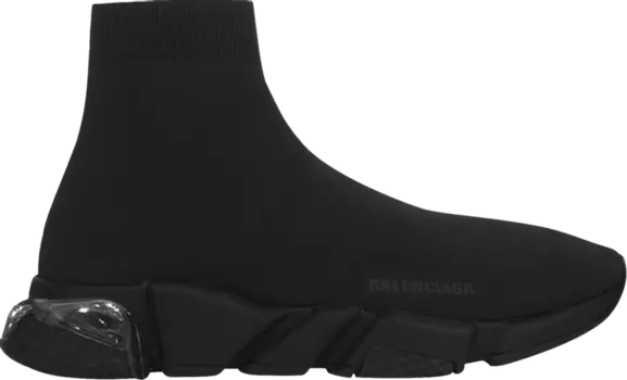 Кроссовки Balenciaga Speed Sneaker Clearsole - Black, черный